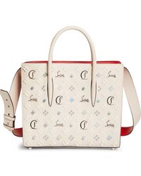 Christian Louboutin - Medium Paloma Studded Leather Satchel - Lyst