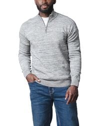 Hope & Henry - Organic Half Zip Pullover Sweater - Lyst