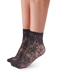 Pretty Polly - Sheer Lace Ankle Socks - Lyst