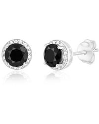 Donatello Gian - Sterling Halo Stud Earrings - Lyst