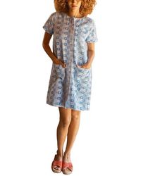 Ace & Jig - Nat Button Front Mini Shift Dress - Lyst