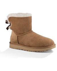 UGG - ugg(r) Mini Bailey Bow Ii Genuine Shearling Bootie - Lyst