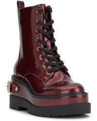 Jessica Simpson - Imelda Lace-Up Platform Moto Bootie - Lyst