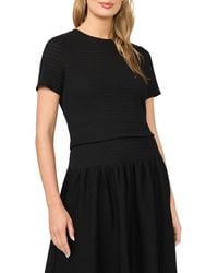Halogen® - Short Sleeve Knit Top - Lyst