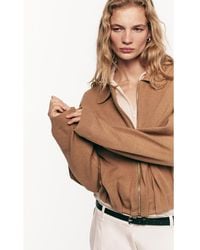 H&M - Oversized Zip-Through Cardigan - Lyst