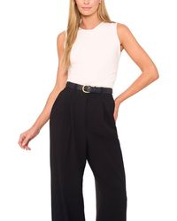 Halogen® - Ruched Sleeveless Top - Lyst