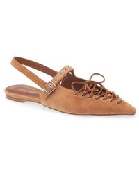 Jeffrey Campbell - Geralt Pointed Toe Slingback Flat - Lyst