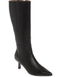 Frankie - Allegra Pointed Toe Knee High Boot - Lyst