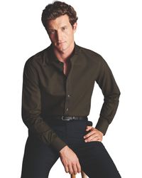 Charles Tyrwhitt - Non-iron Poplin Cutaway Slim Fit Shirt Single Cuff - Lyst