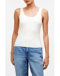 Madewell - The Signature Knit Scoop Neck Sweater Tank - Lyst