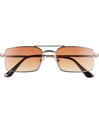 BP. - Gradient Rectangular Aviator Sunglasses - Lyst