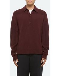 Helmut Lang - Block Polo Sweater - Lyst