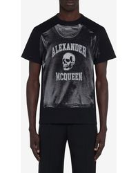 Alexander McQueen - Trompe L'oeil Graphic T-shirt - Lyst