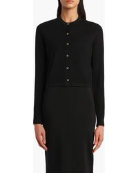 KHAITE - Brieta Merino Wool Blend Cardigan - Lyst