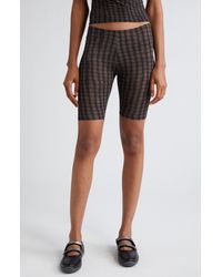 Paloma Wool - Deck Plaid Stretch Jersey Bike Shorts - Lyst