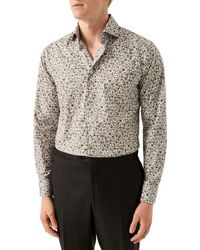 Eton - Slim Fit Floral Cotton Dress Shirt - Lyst