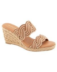 Andre Assous - Nitra Twist Espadrille Platform Wedge Sandal - Lyst