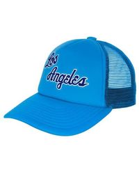 Mitchell & Ness - Youth Los Angeles Lakers Core Evergreen Trucker Adjustable Hat - Lyst