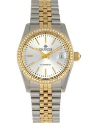 Empress - Constance Automatic Bracelet Watch With Date - Lyst