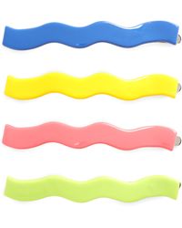 CHUNKS - Shannons Waves Assorted 4-pack Slide Barrettes - Lyst