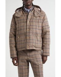 Thom Browne - Hunting Wool Tweed Down Bomber Jacket - Lyst