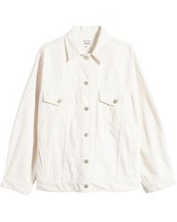 Reformation - Brooks Oversize Organic Cotton Denim Jacket - Lyst