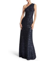 Michael Kors - Sequined One-shoulder Gown - Lyst