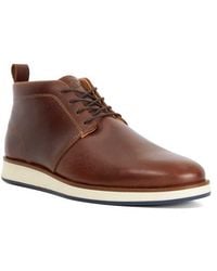 Dune - Smoky Plain Toe Chukka Boot - Lyst