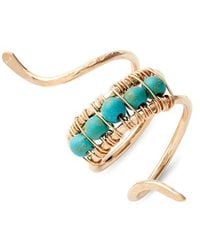 Nashelle - Beaded Snake Ring - Lyst