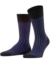 FALKE - Shadow Striped Dress Socks - Lyst