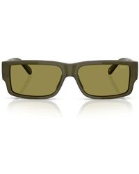 DIESEL - Geck-D 57Mm Rectangular Sunglasses - Lyst