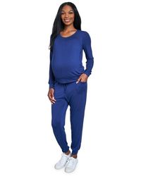 Everly Grey - Whitney During & After 2-Piece Maternity/Nursing Top & Pant Set - Lyst