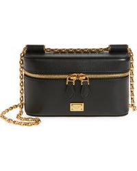 Dolce & Gabbana - Sicily Leather Vanity Case Crossbody Bag - Lyst