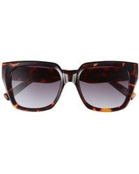 Le Specs - The Illusion 54Mm Gradient Square Sunglasses - Lyst