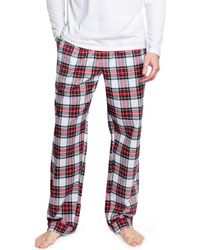 Petite Plume - Balmoral Tartan Brushed Cotton Twill Pajama Pants - Lyst