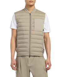 Moose Knuckles - Anderson Air Down Hybrid Quilted Vest - Lyst