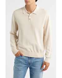 Alex Crane - Feather Organic Cotton Polo Sweater - Lyst