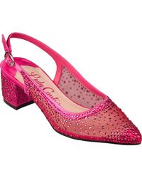 Lady Couture - Rhinestone Mesh Slingback - Lyst