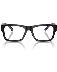 Prada - 52Mm Rectangular Optical Glasses - Lyst