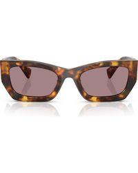 Miu Miu - 53Mm Rectangular Sunglasses - Lyst