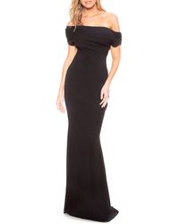 surreal gown in black katie may