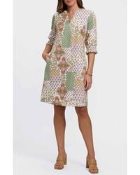 Foxcroft - Alicia Patchwork Shift Dress - Lyst