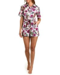 L'Agence - Hestia Rose Leopard Print Tie Waist Cover-Up Romper - Lyst