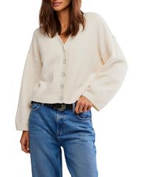 Free People - Cool Of The Night Cardigan - Lyst