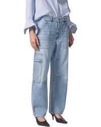 Citizens of Humanity - Marcelle Low Rise Barrel Cargo Jeans - Lyst