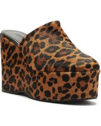 SCHUTZ SHOES - Sierra Platform Wedge Mule - Lyst