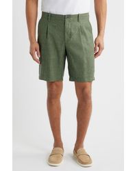 Tommy Bahama - Isla Sands Pleated Stripe Linen Blend Shorts - Lyst