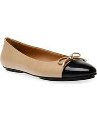 Anne Klein - Luci Cap Toe Ballet Flat - Lyst