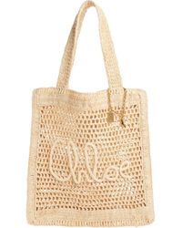 Chloé - Summer Banana Crochet Raffia Tote Bag - Lyst