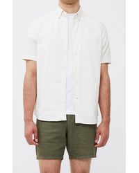 French Connection - Short Sleeve Oxford Button-up Shirt - Lyst